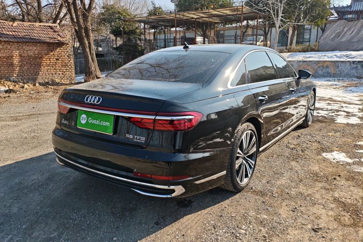 Used Audi A8 2024 A8L 45 TFSI quattro Luxury Model Rear Right 45 Deg