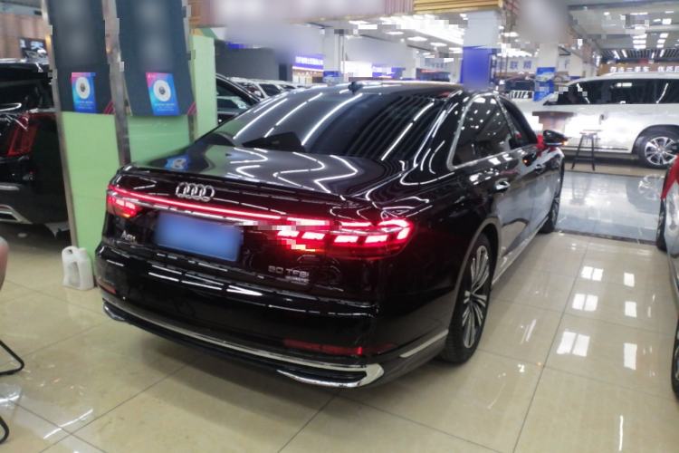 Used Audi A8 2024 A8L 45 TFSI quattro Luxury Model Rear Right 45 Deg