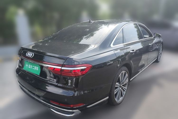 Used Audi A8 2024 A8L 45 TFSI quattro Luxury Model Rear Right 45 Deg