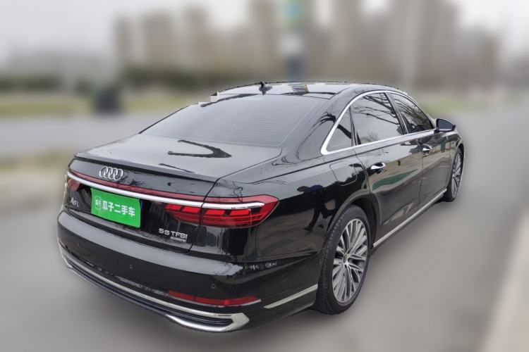 Used Audi A8 2024 A8L 50 TFSI quattro Prestige Edition Rear Right 45 Deg