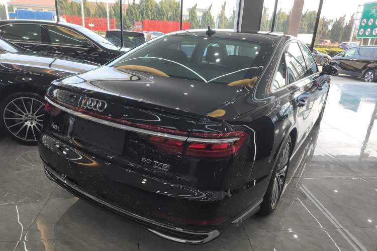 Used Audi A8 2024 A8L 50 TFSI quattro Prestige Edition Rear Right 45 Deg
