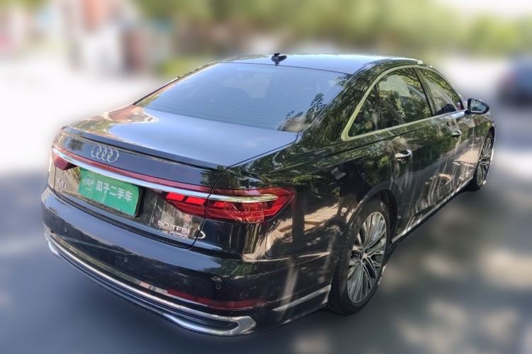 Used Audi A8 2024 A8L 50 TFSI quattro Prestige Edition Rear Right 45 Deg