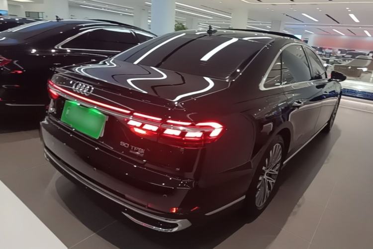 Used Audi A8 2024 A8L 50 TFSI quattro Prestige Edition Rear Right 45 Deg