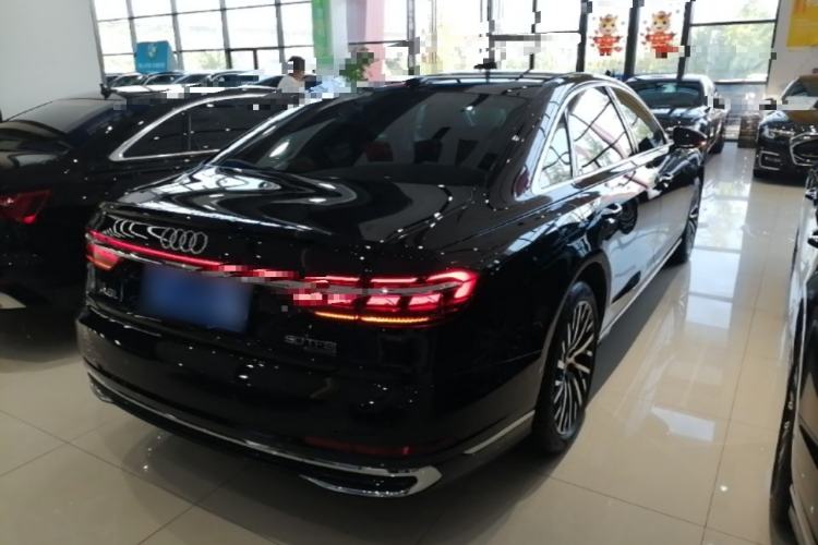 Used Audi A8 2024 A8L 50 TFSI quattro Prestige Edition Rear Right 45 Deg