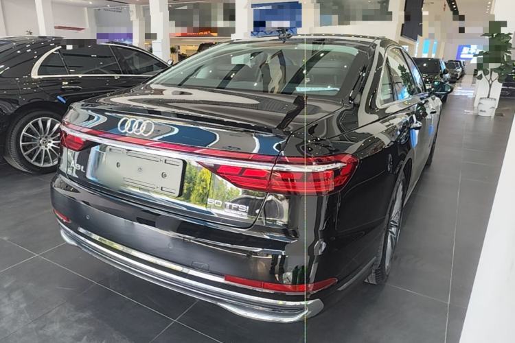 Used Audi A8 2024 A8L 50 TFSI quattro Prestige Edition Rear Right 45 Deg
