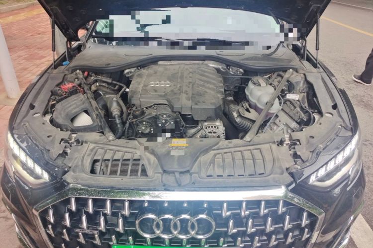 Used Audi A8 2025 A8L 45 TFSI quattro Luxury Model Engine Bay