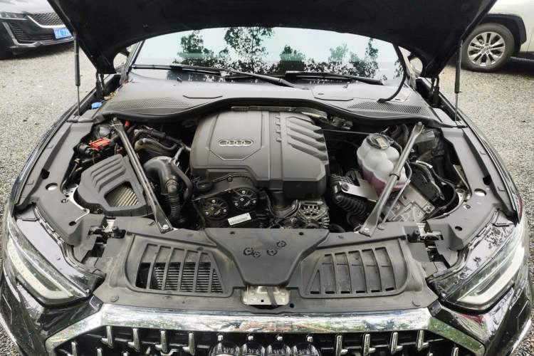 Used Audi A8 2025 A8L 45 TFSI quattro Luxury Model Engine Bay