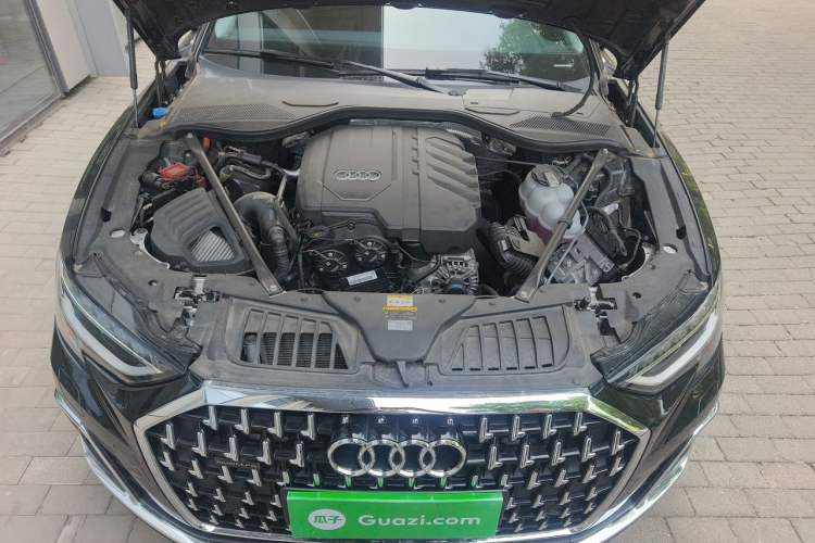 Used Audi A8 2025 A8L 45 TFSI quattro Luxury Model Engine Bay