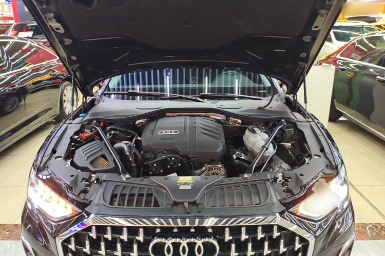 Used Audi A8 2025 A8L 45 TFSI quattro Luxury Model Engine Bay