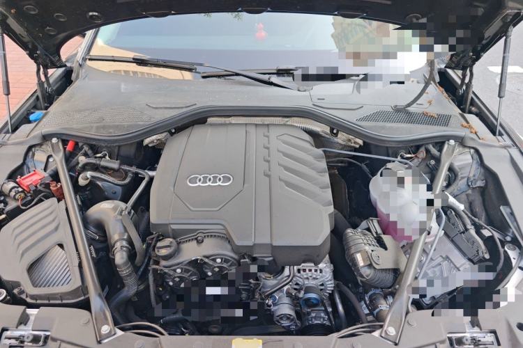 Used Audi A8 2025 A8L 45 TFSI quattro Luxury Model Engine Bay