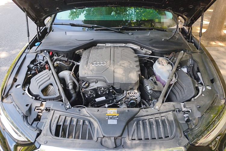 Used Audi A8 2025 A8L 45 TFSI quattro Luxury Model Engine Bay