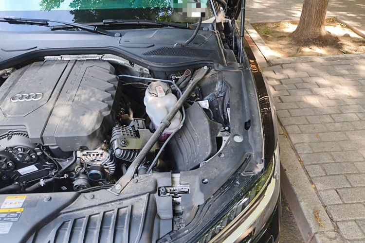 Used Audi A8 2025 A8L 45 TFSI quattro Luxury Model Engine Bay Left