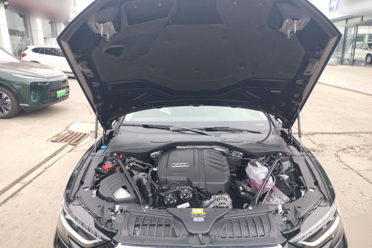 Used Audi A8 2025 A8L 45 TFSI quattro Luxury Model Engine Bay