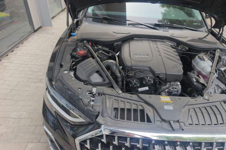 Used Audi A8 2025 A8L 45 TFSI quattro Luxury Model Engine Bay Right