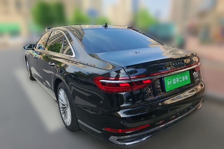 Used Audi A8 2025 A8L 45 TFSI quattro Luxury Model Rear Left 45 Deg