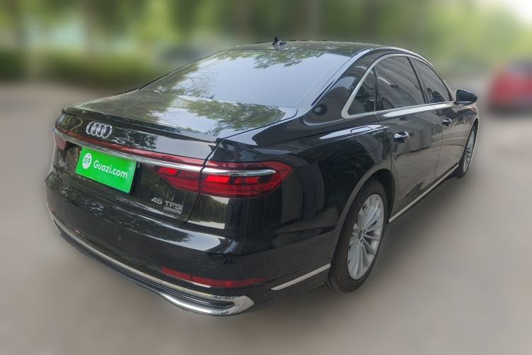 Used Audi A8 2025 A8L 45 TFSI quattro Luxury Model Rear Right 45 Deg