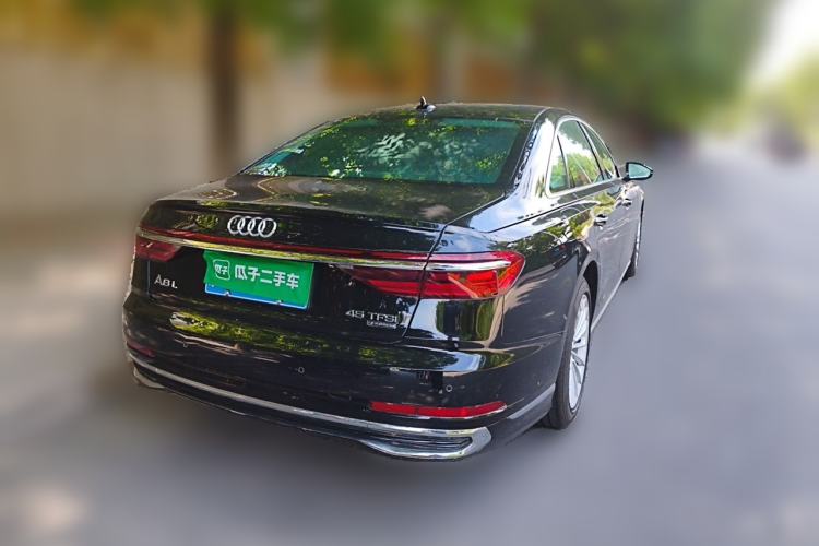 Used Audi A8 2025 A8L 45 TFSI quattro Luxury Model Rear Right 45 Deg