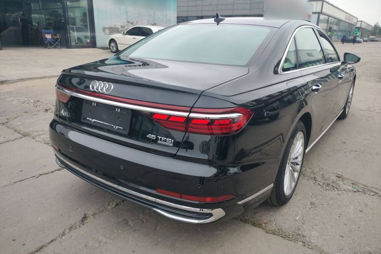 Used Audi A8 2025 A8L 45 TFSI quattro Luxury Model Rear Right 45 Deg