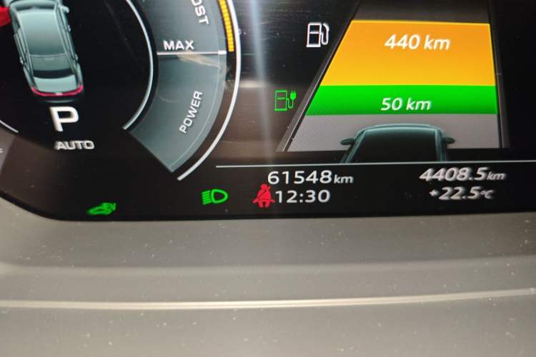 Used Audi A8 New Energy 2021 A8L 60 TFSIe quattro Odometer Close Up