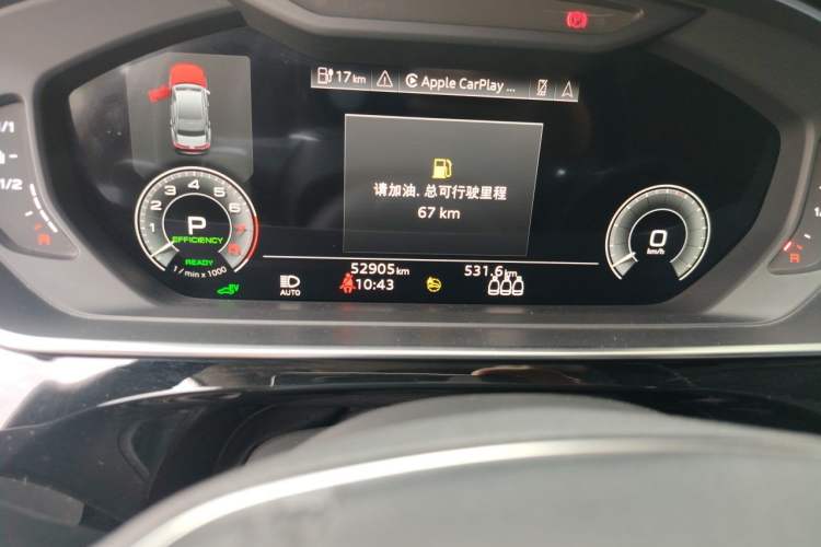 Used Audi A8 New Energy 2022 A8L 60 TFSIe quattro Collection Edition Odometer Close Up