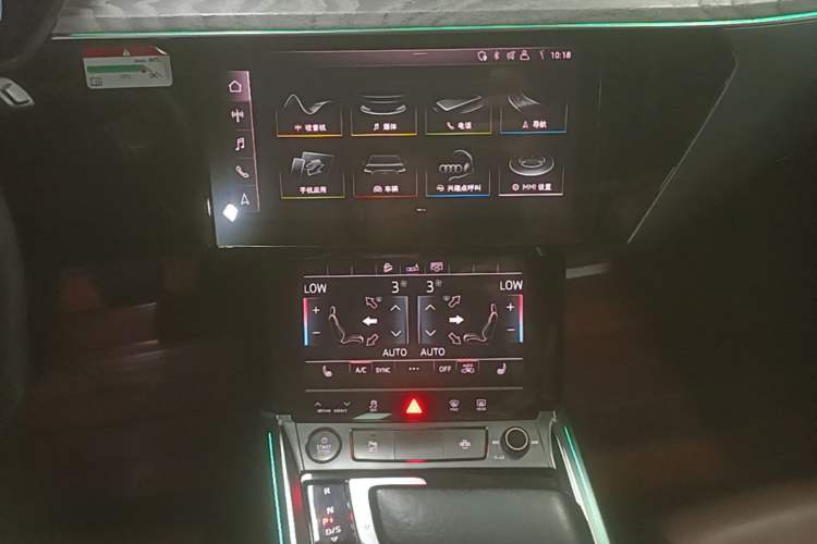 Used Audi e-tron 2019 55 quattro Technology Edition Audio And AC Panel