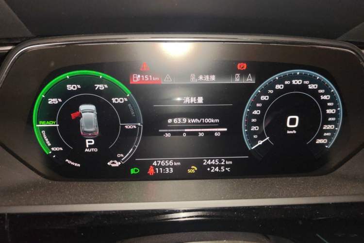 Used Audi e-tron 2019 55 quattro Technology Edition Instrument Cluster
