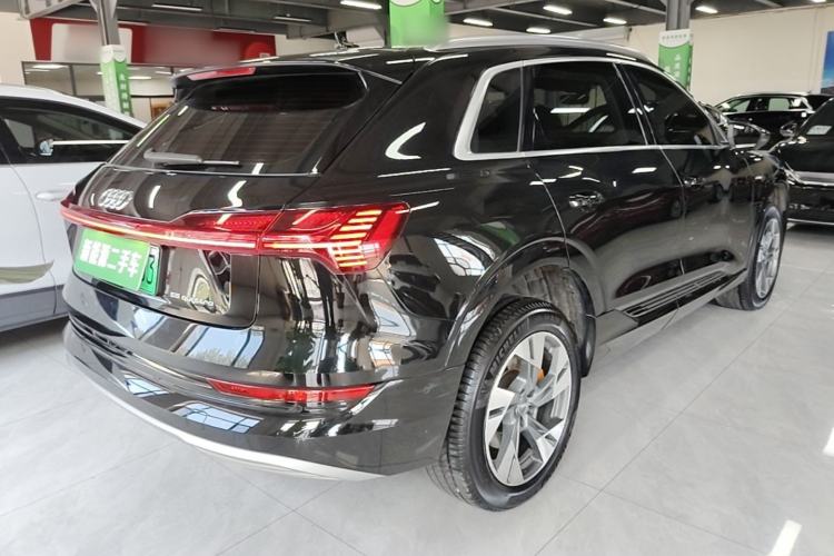 Used Audi e-tron 2019 55 quattro Technology Edition Rear Right 45 Deg