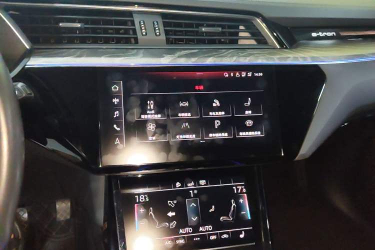 Used Audi e-tron 2019 55 quattro Fashion Edition Audio And AC Panel