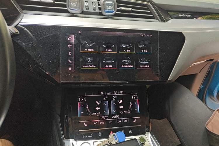 Used Audi e-tron 2019 55 quattro Global Limited Edition Edition 1 Audio And AC Panel