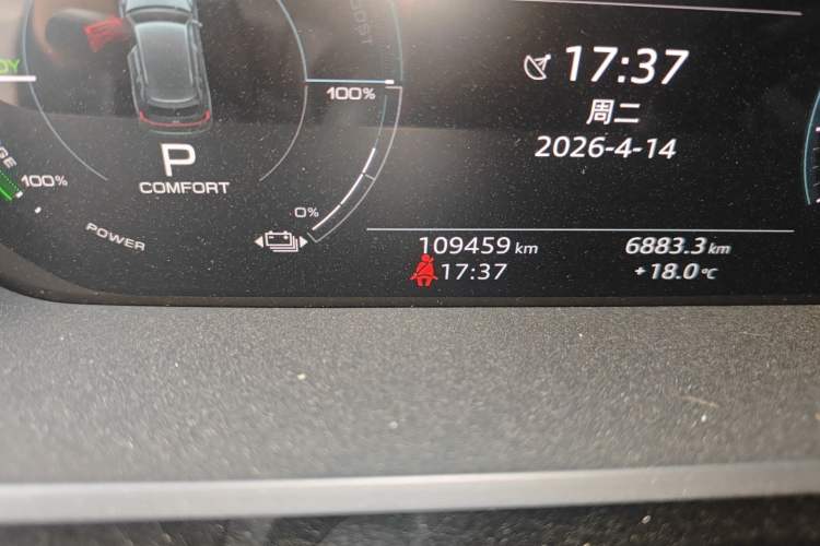 Used Audi e-tron 2019 55 quattro Fashion Edition Odometer Close Up