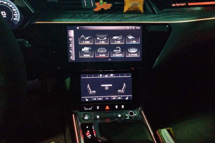 Used Audi e-tron 2019 55 quattro Fashion Edition Audio And AC Panel