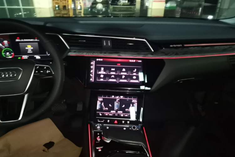 Used Audi e-tron 2019 55 quattro Fashion Edition Audio And AC Panel
