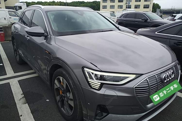 Used Audi e-tron 2019 55 quattro Technology Edition Front Right 45 Deg