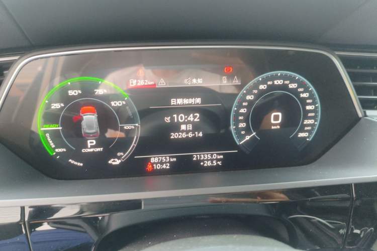 Used Audi e-tron 2019 55 quattro Technology Edition Instrument Cluster