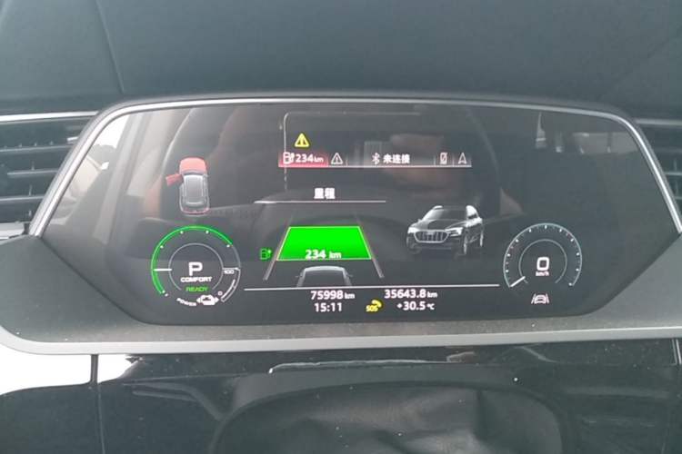 Used Audi e-tron 2019 55 quattro Technology Edition Instrument Cluster