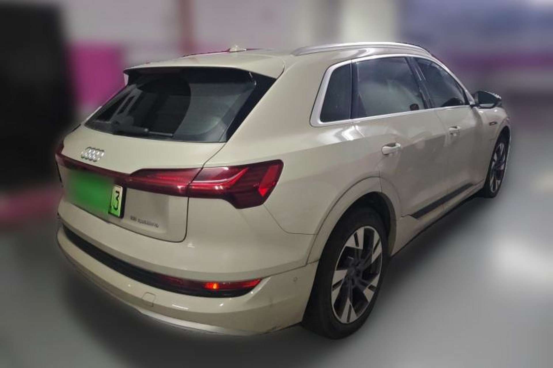 Used Audi e-tron 2019 55 quattro Technology Edition Rear Right 45 Deg