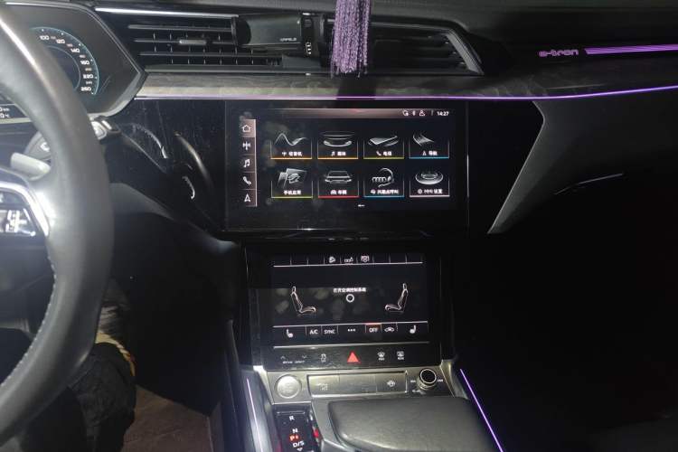 Used Audi e-tron 2019 55 quattro Technology Edition Audio And AC Panel