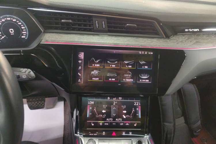 Used Audi e-tron 2019 55 quattro Fashion Edition Audio And AC Panel