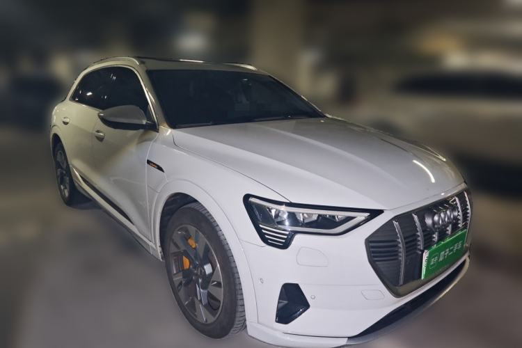 Used Audi e-tron 2019 55 quattro Technology Edition Front Right 45 Deg