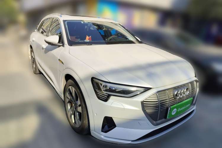Used Audi e-tron 2019 55 quattro Technology Edition Front Right 45 Deg