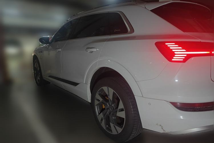 Used Audi e-tron 2019 55 quattro Technology Edition Rear Left 45 Deg