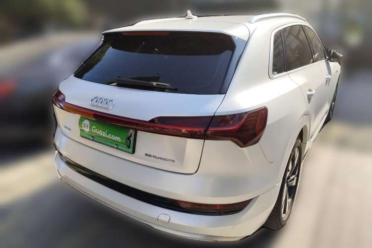 Used Audi e-tron 2019 55 quattro Technology Edition Rear Right 45 Deg