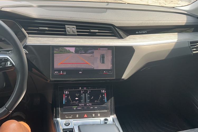 Used Audi e-tron 2021 50 quattro Prestige Edition Audio And AC Panel