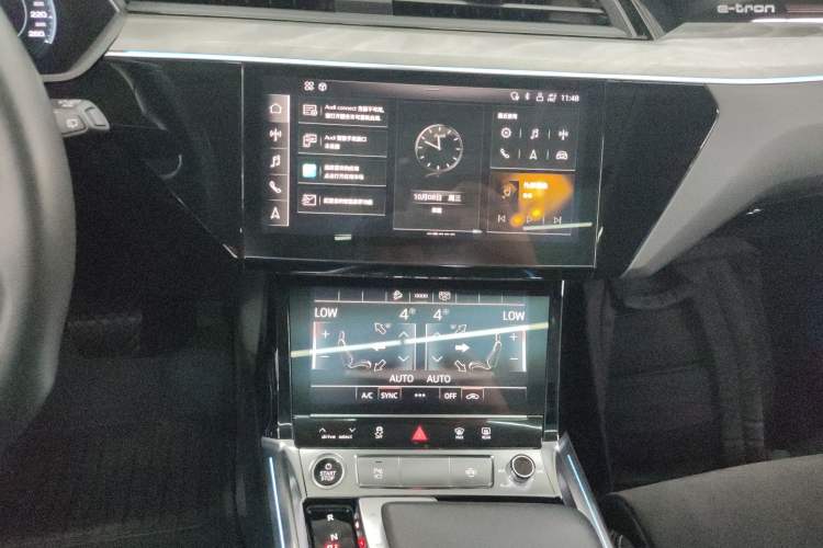 Used Audi e-tron 2021 50 quattro Prestige Edition Audio And AC Panel
