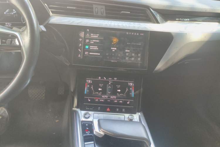 Used Audi e-tron 2021 Sportback 55 quattro Luxury Edition Audio And AC Panel