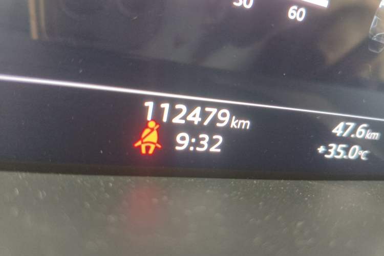Used Audi e-tron 2021 Sportback 55 quattro Luxury Edition Odometer Close Up