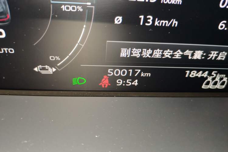 Used Audi e-tron 2021 Sportback 55 quattro Prestige Edition Odometer Close Up