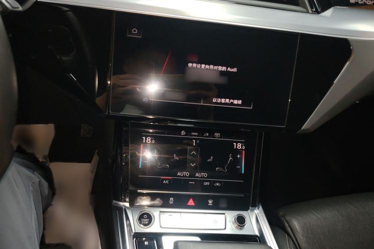 Used Audi e-tron 2021 50 quattro Luxury Edition Audio And AC Panel