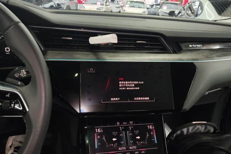 Used Audi e-tron 2021 50 quattro Prestige Edition Audio And AC Panel