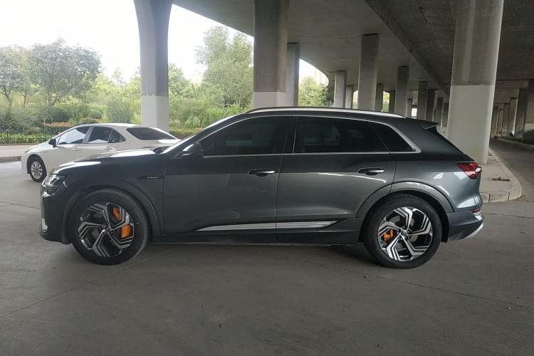 Used Audi e-tron 2021 50 quattro Prestige Edition Left Side